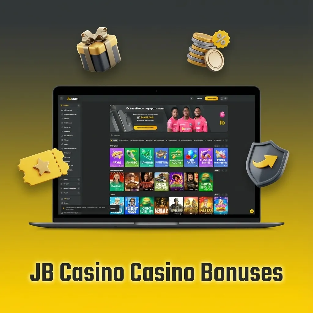 JB Casino offers slots reload bonus, live casino cashback, slot tournaments, and Free Spins Friday promotions for players.