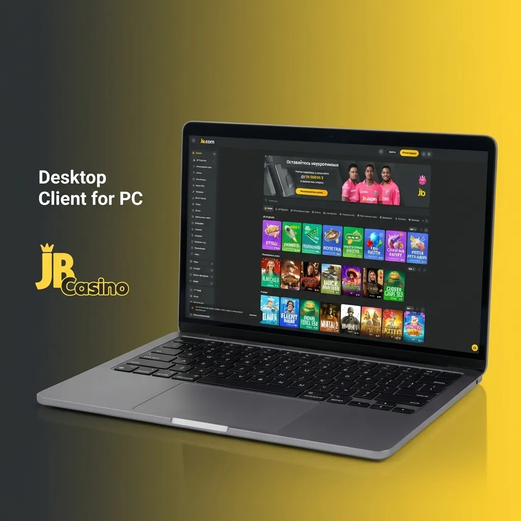 Desktop client download for Windows and macOS with offline access and one-click login for JB Casino platform