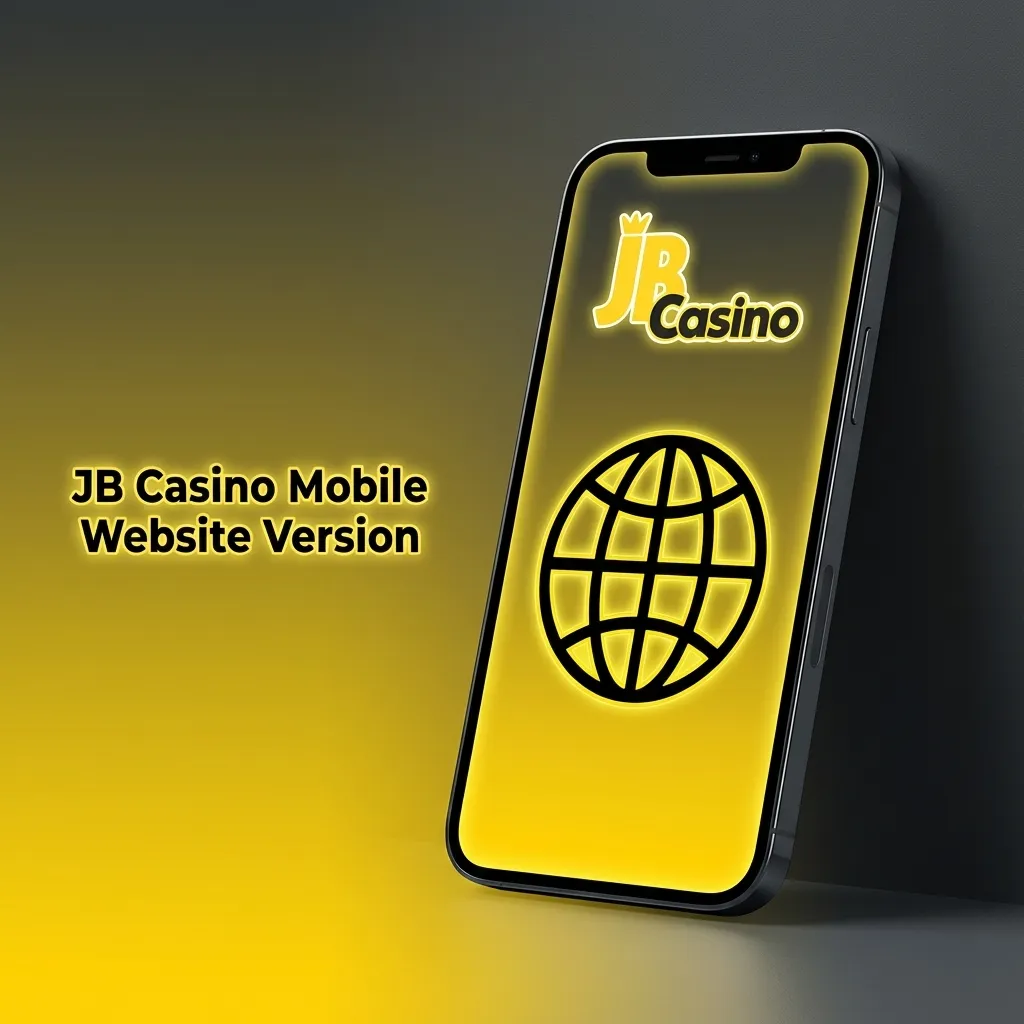JB Casino mobile website interface displayed on smartphone showing casino games and betting options
