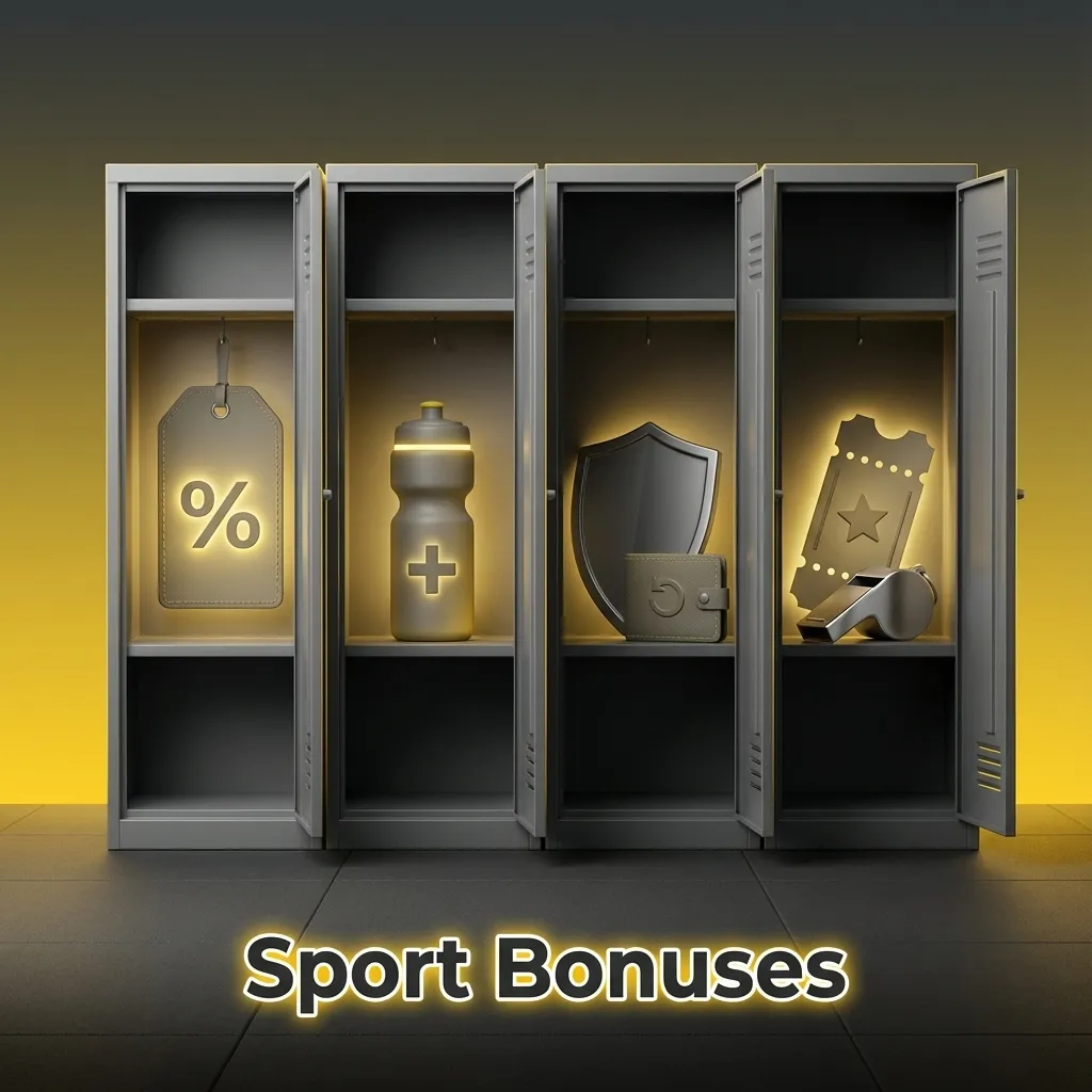 Cricket betting booster, live sports cashback, esports free bet, and multi-bet insurance promotional offers display.