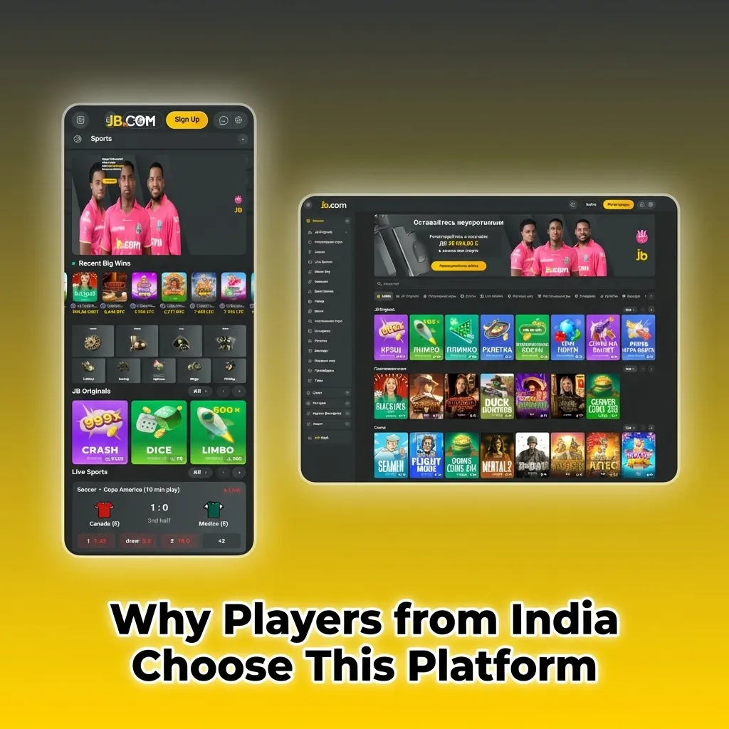 Indian gaming platform with UPI payments, Hindi support, INR transactions, and cricket betting options