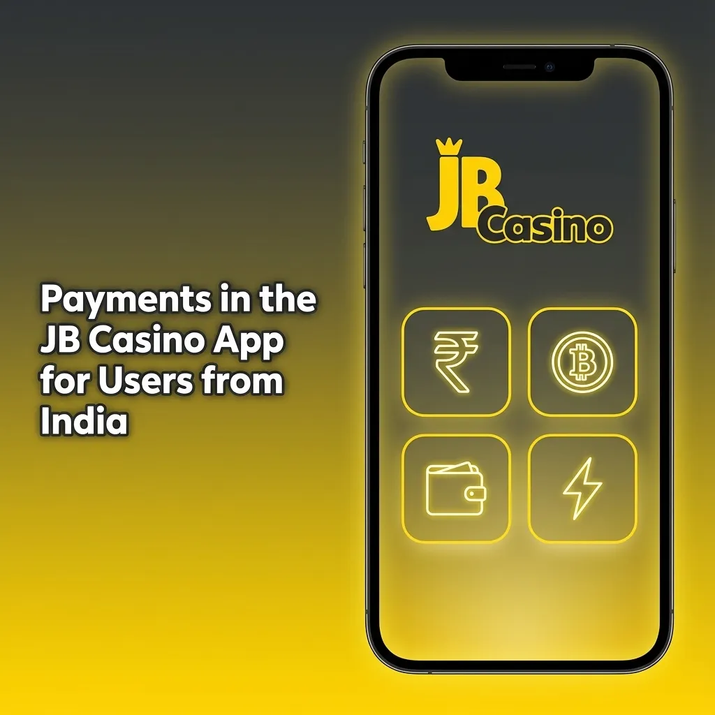 JB Casino app payment options for Indian users including UPI, cards, e-wallets, and cryptocurrency methods